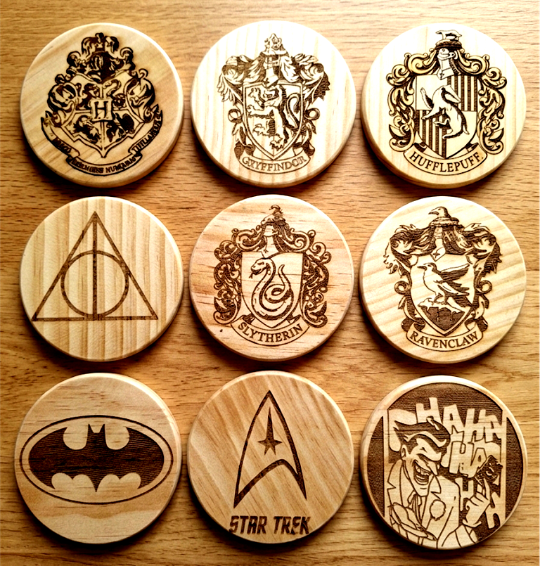 Personalized Wood Coasters