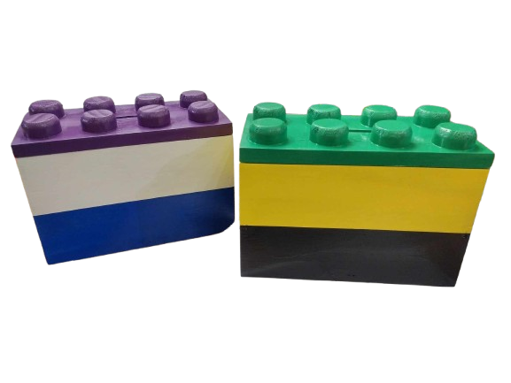 Giant Building Block Piggy Bank