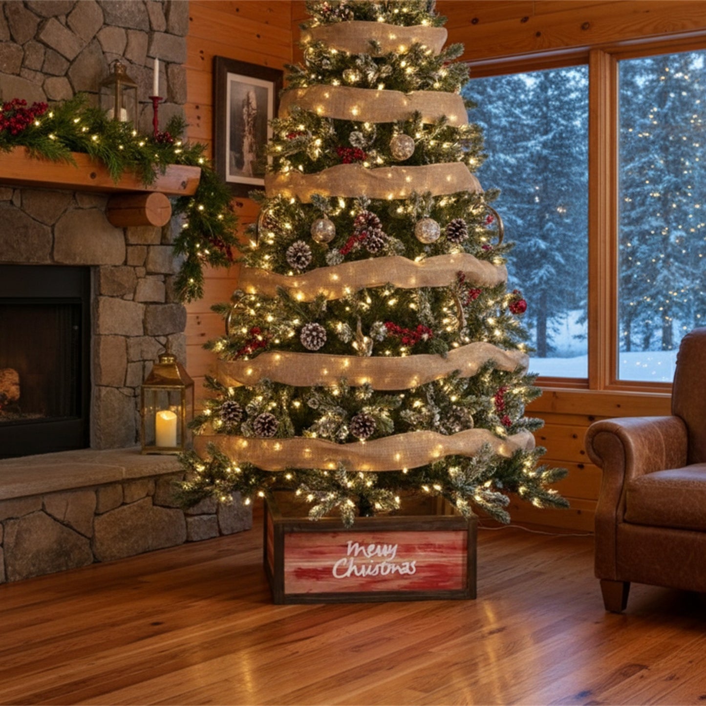 Farmhouse Tree Collar