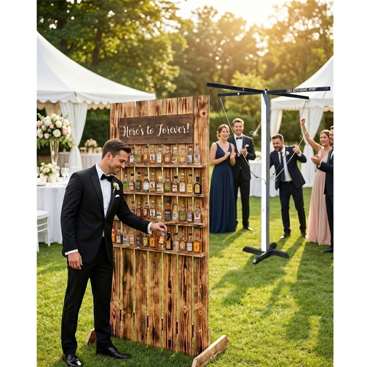 The Rustic Shot Wall