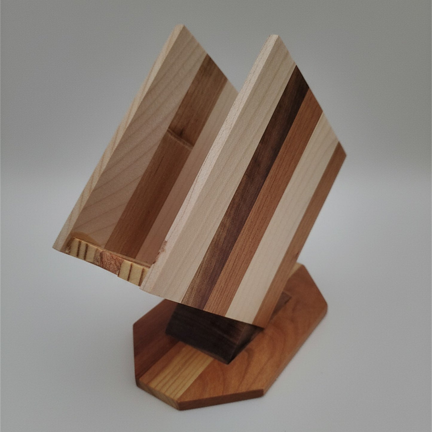 Mixed-Wood Napkin Caddy