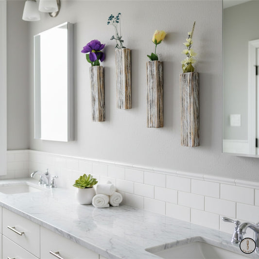 Coastal Vertical Planters (Set of 4)