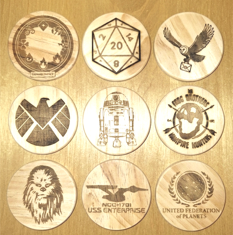 Personalized Wood Coasters