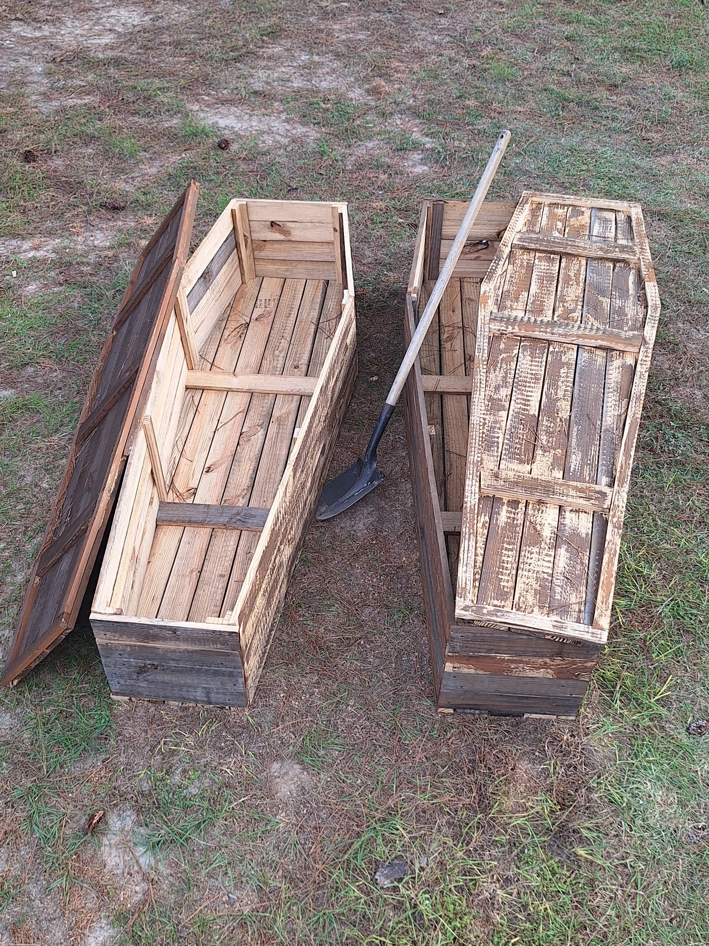 Rustic Crypt Coffin