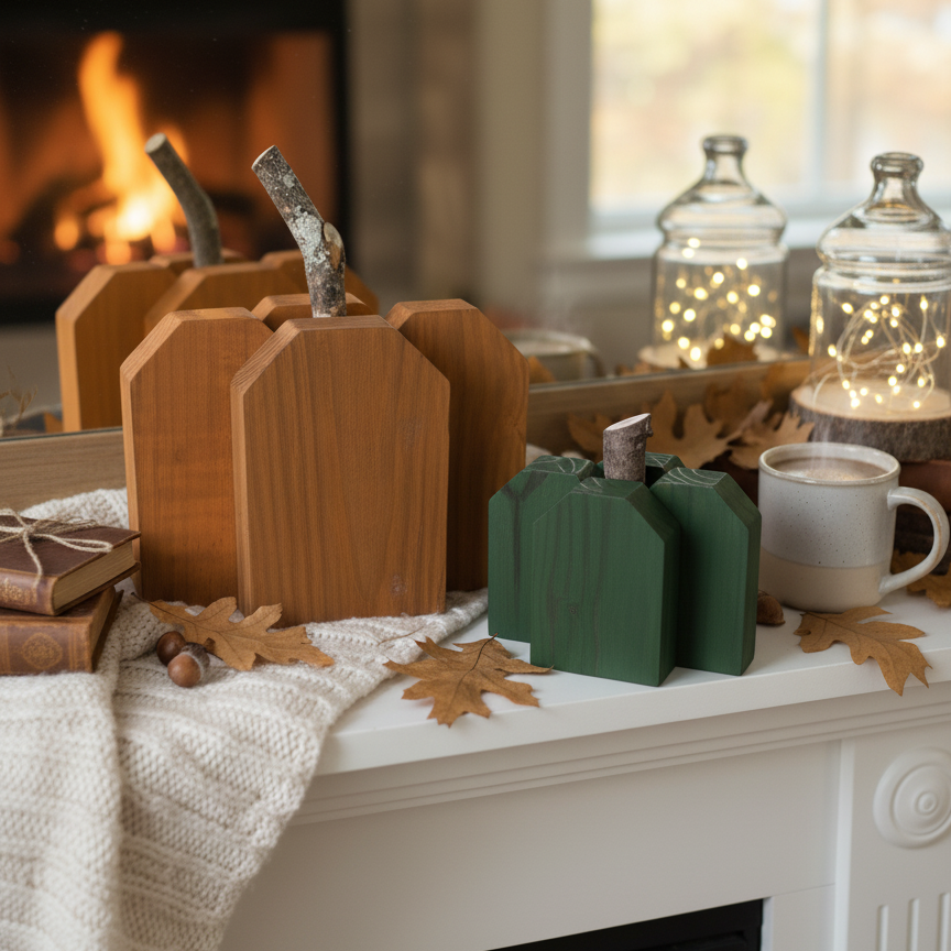 Rustic Pumpkin Duo (Set of 2)