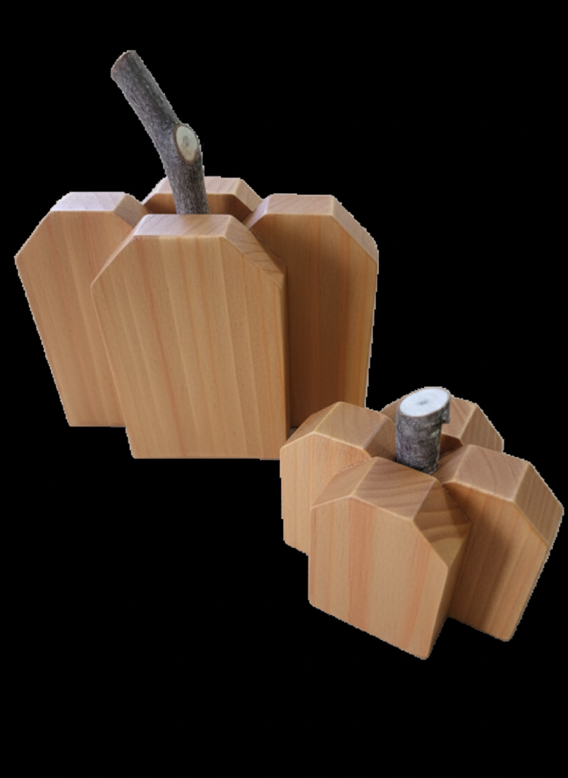 Rustic Pumpkin Duo (Set of 2)