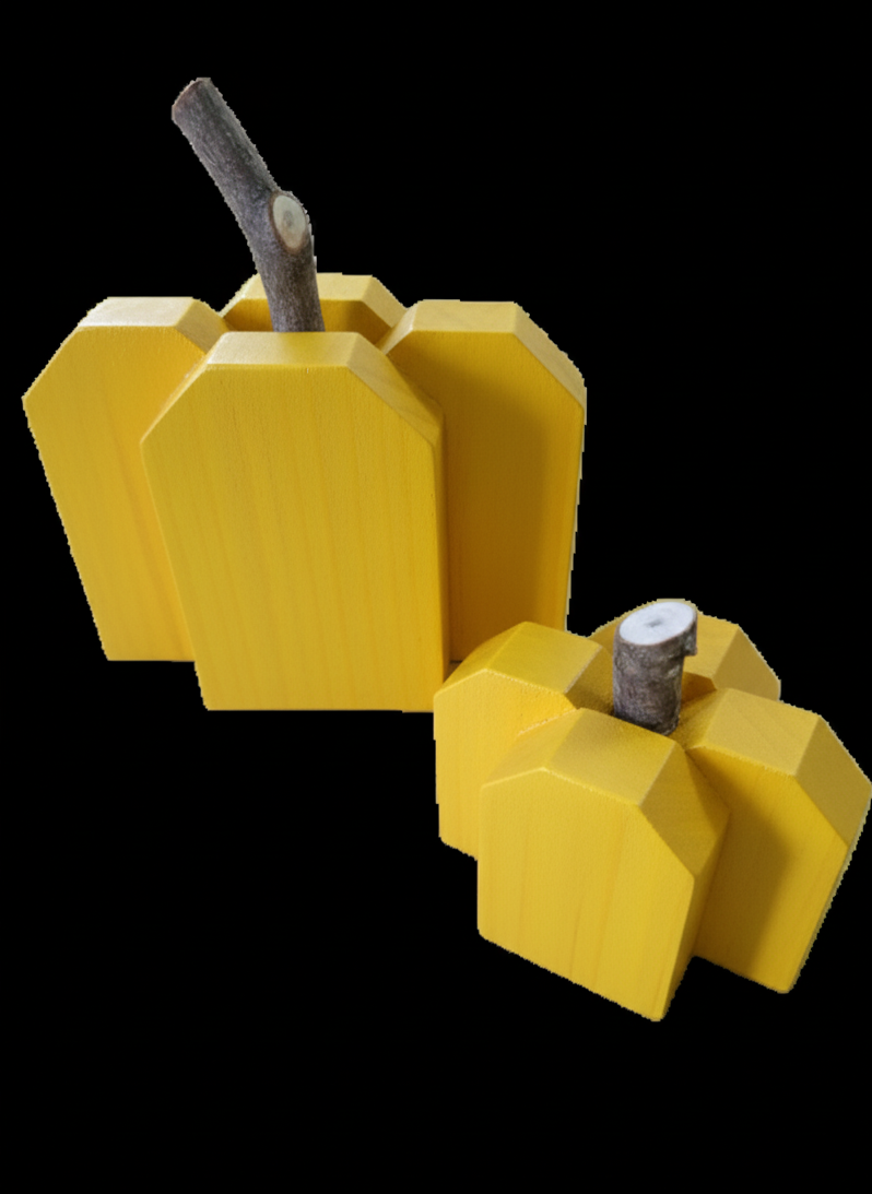 Rustic Pumpkin Duo (Set of 2)