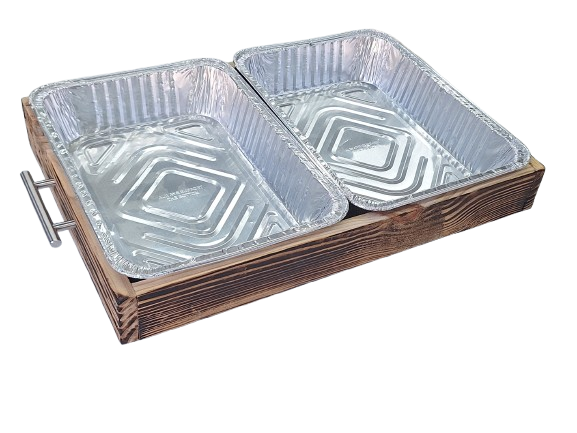 Wooden Caddy for Aluminum Pans
