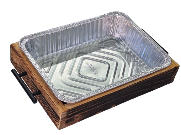 Wooden Caddy for Aluminum Pans