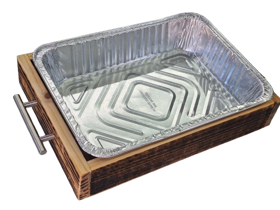 Wooden Caddy for Aluminum Pans