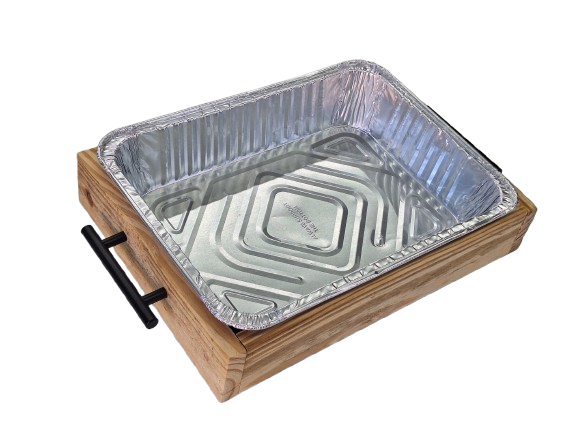 Wooden Caddy for Aluminum Pans
