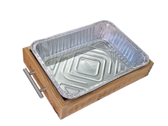 Wooden Caddy for Aluminum Pans