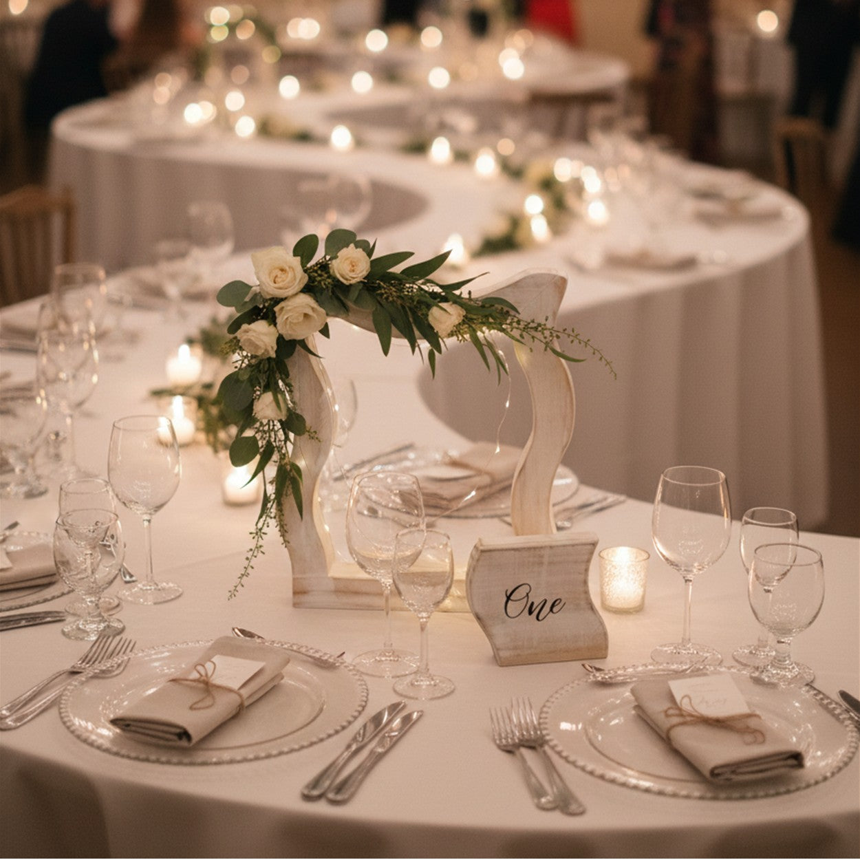 Signature Serpentine Centerpiece