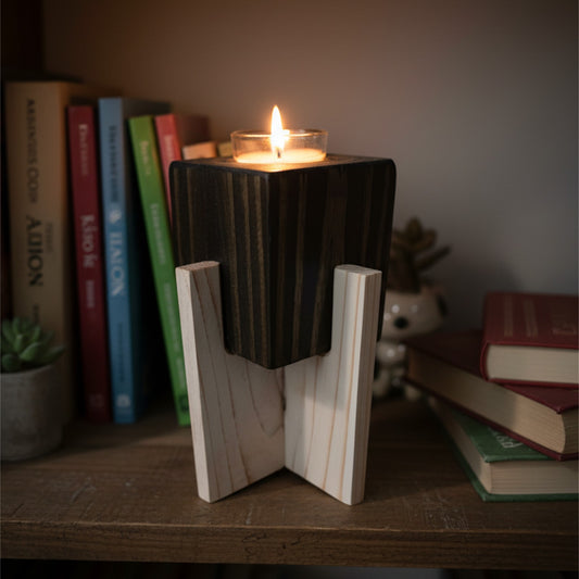 Artisan Cross-Base Votive Holder