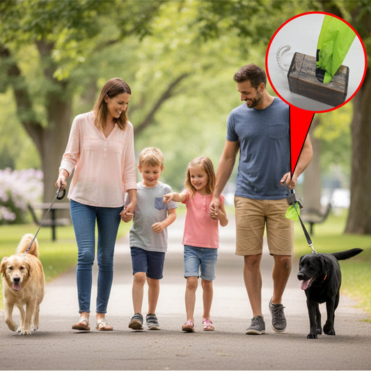 Wooden Poop Bag Dispenser