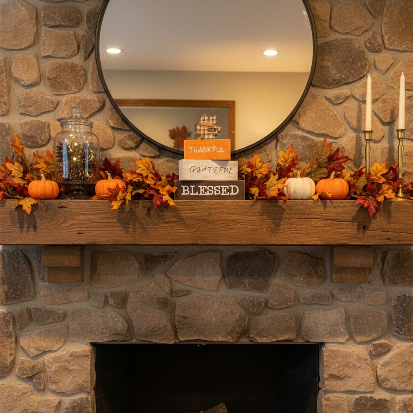 Thankful, Grateful, Blessed Stack