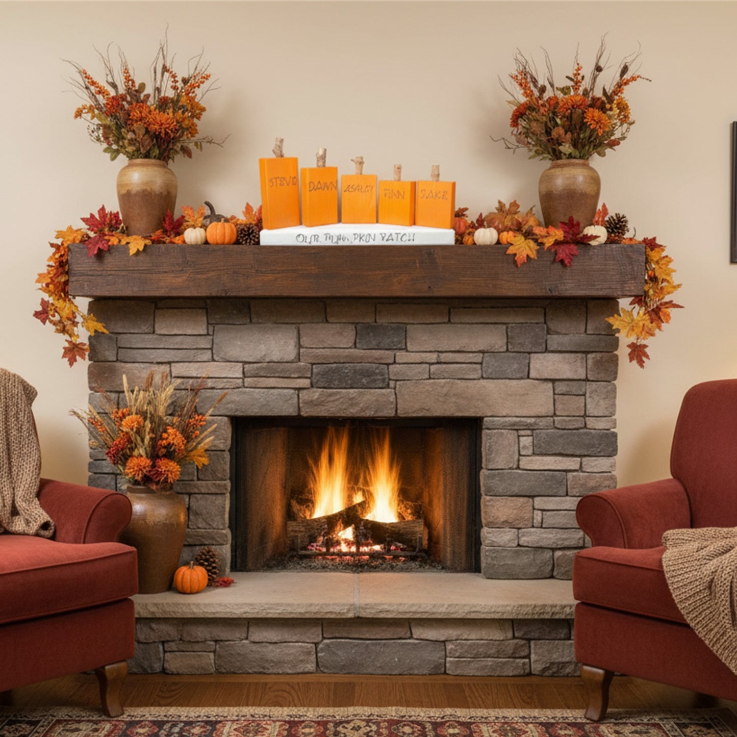 Family Pumpkin Patch (Customizable)