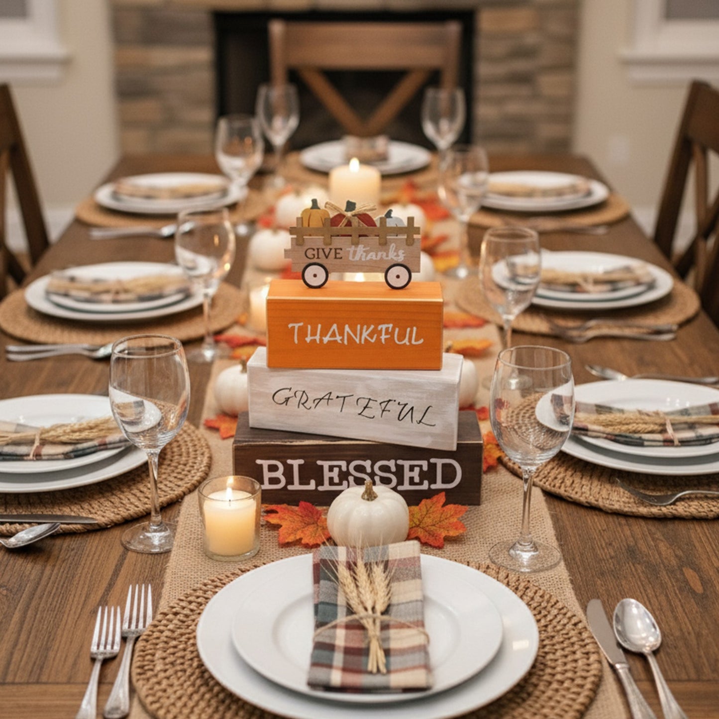 Thankful, Grateful, Blessed Stack