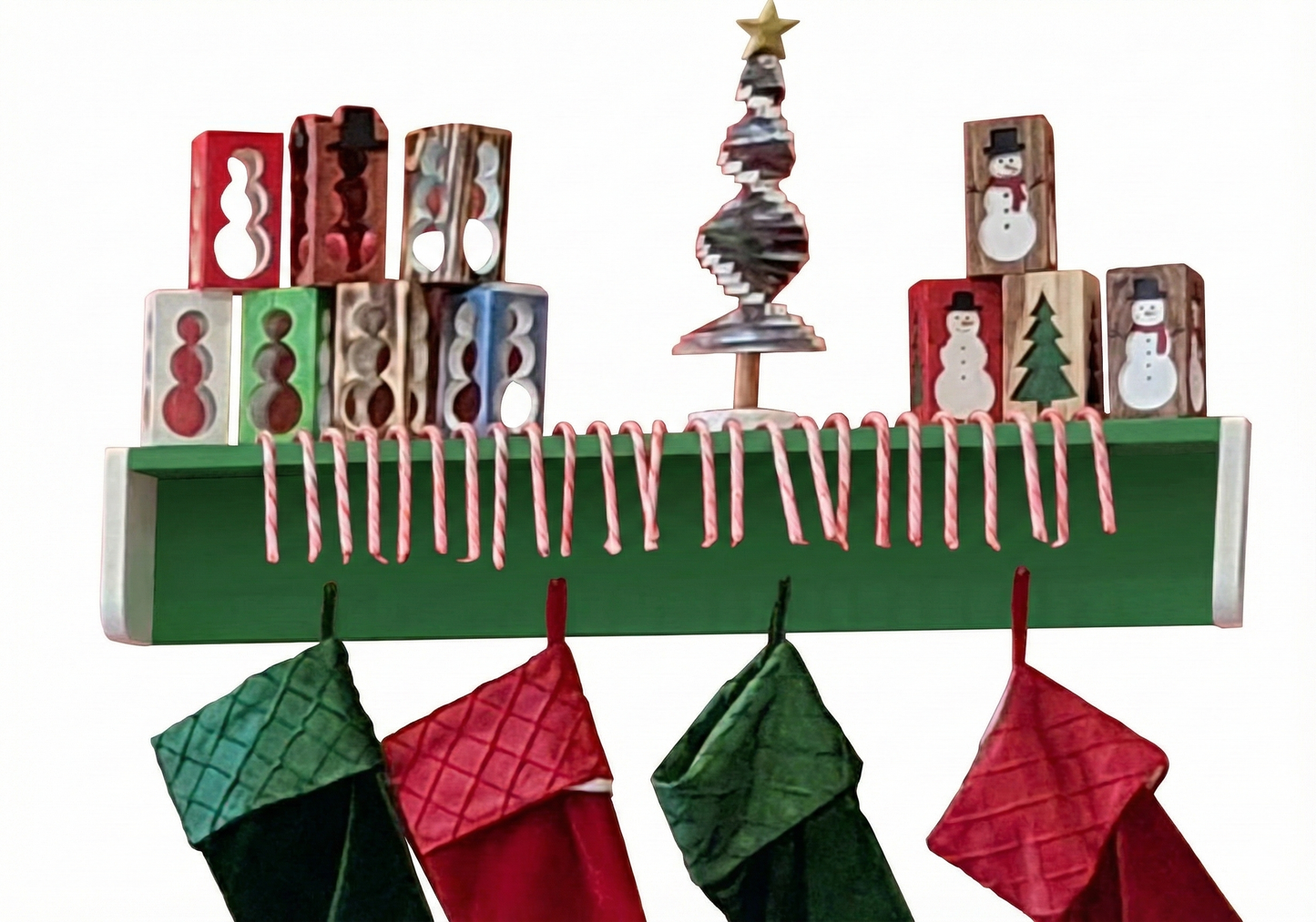 Advent Stocking Shelf