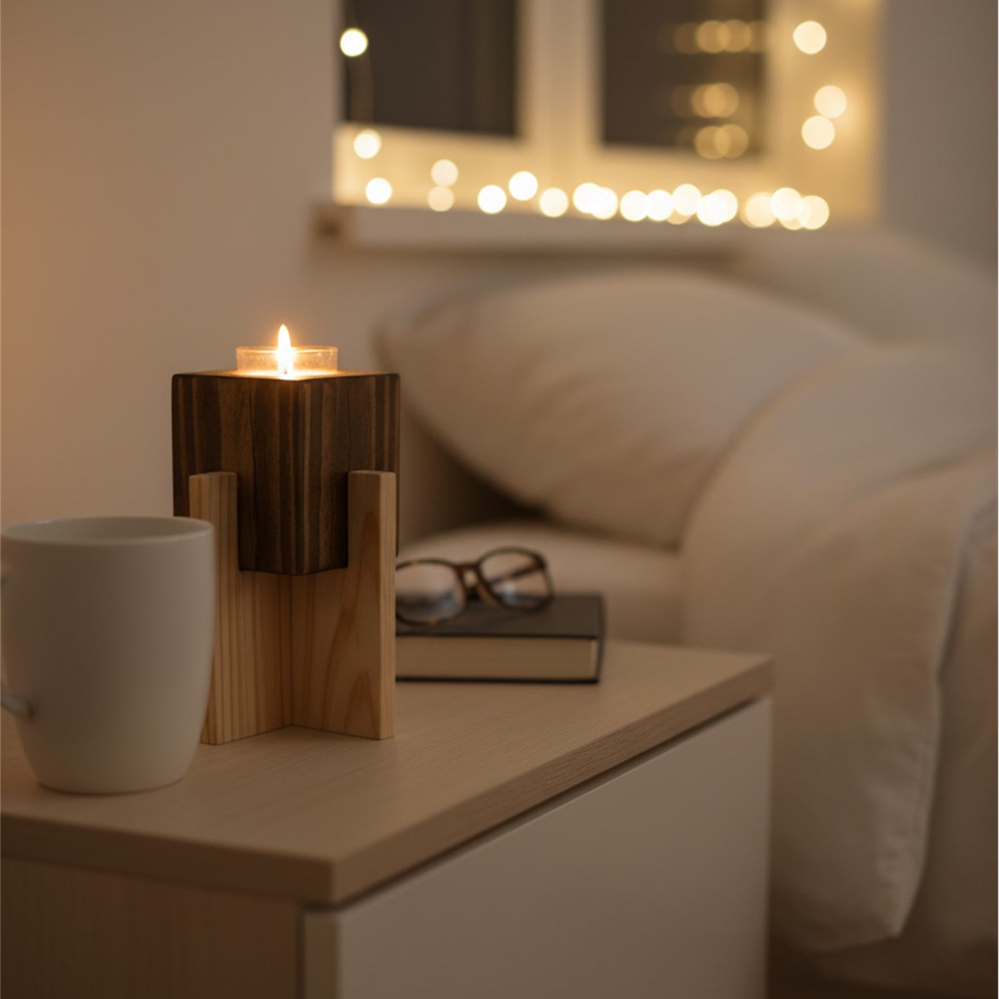 Artisan Cross-Base Votive Holder