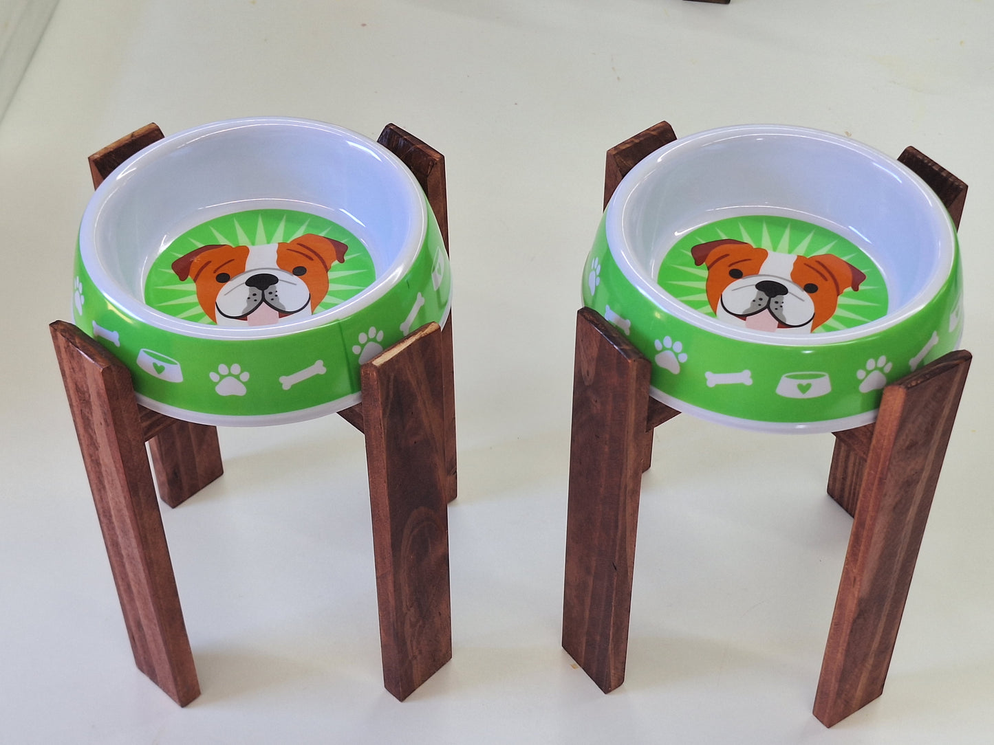 Elevated Modern Dog Bowl Stands