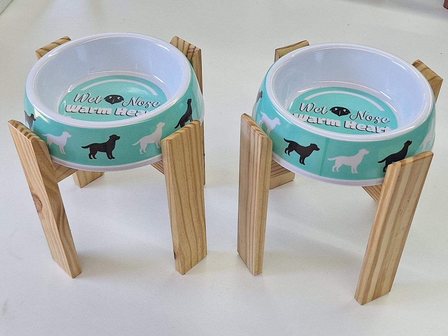 Elevated Modern Dog Bowl Stands