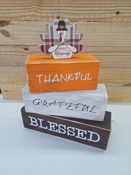 Thankful, Grateful, Blessed Stack