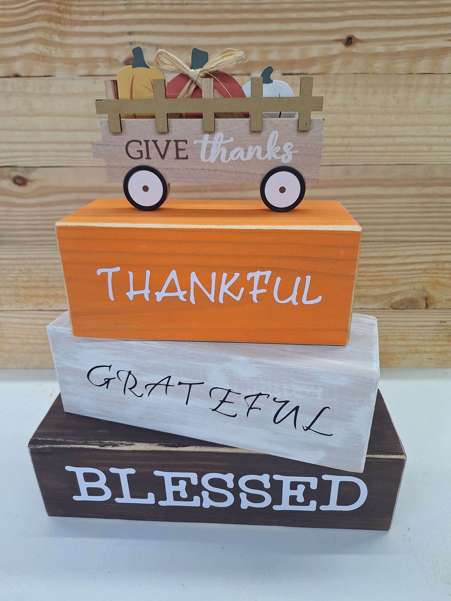 Thankful, Grateful, Blessed Stack