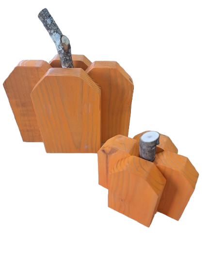 Rustic Pumpkin Duo (Set of 2)
