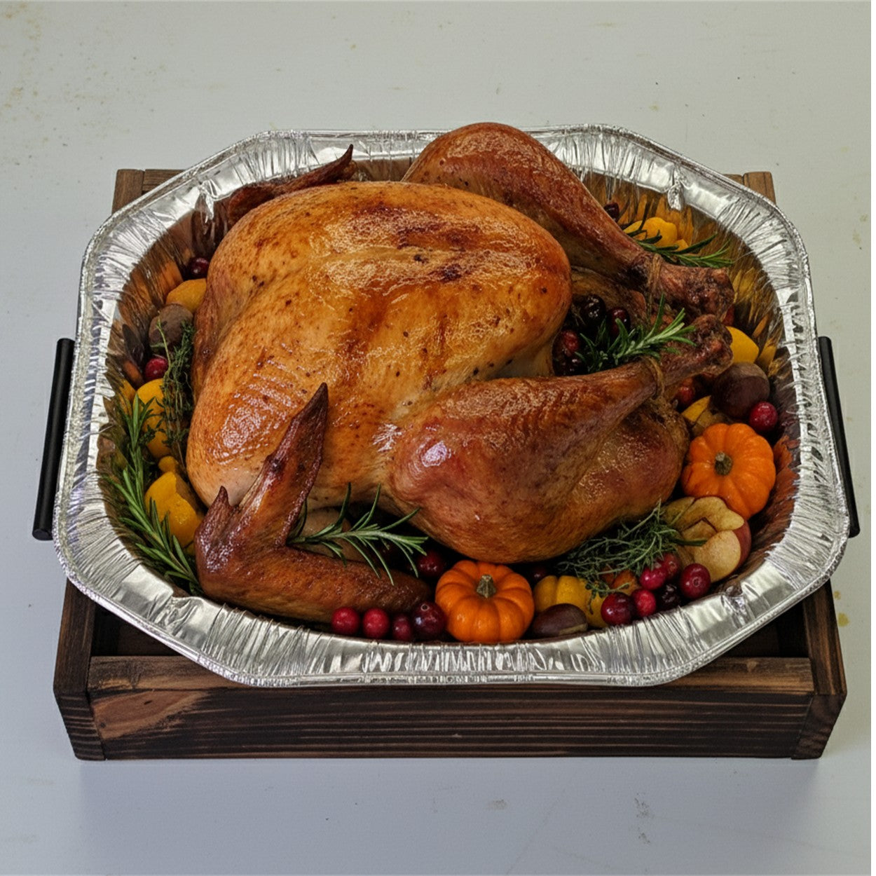 Wooden Caddy for Aluminum Pans