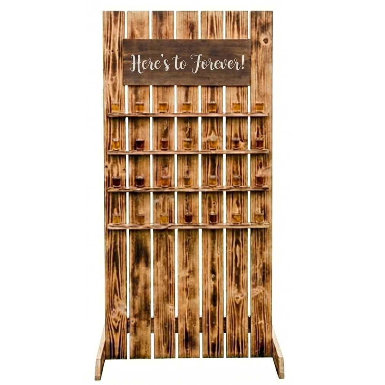 The Rustic Shot Wall