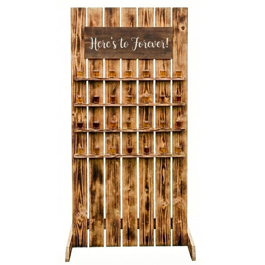 The Rustic Shot Wall