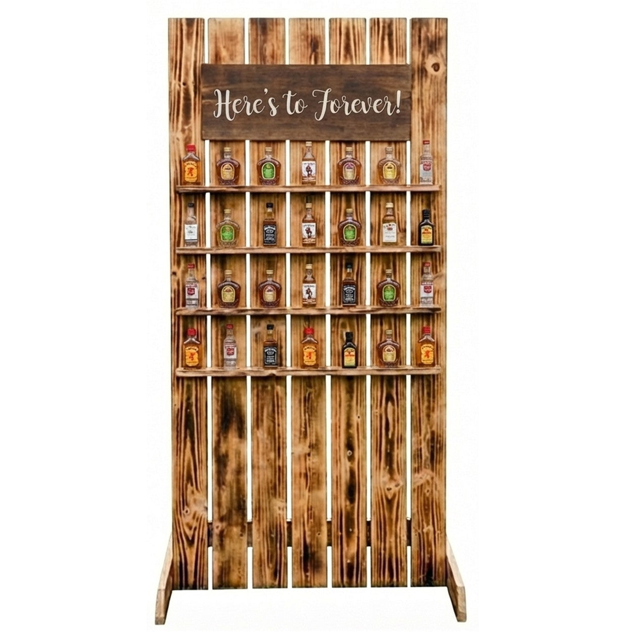 The Rustic Shot Wall