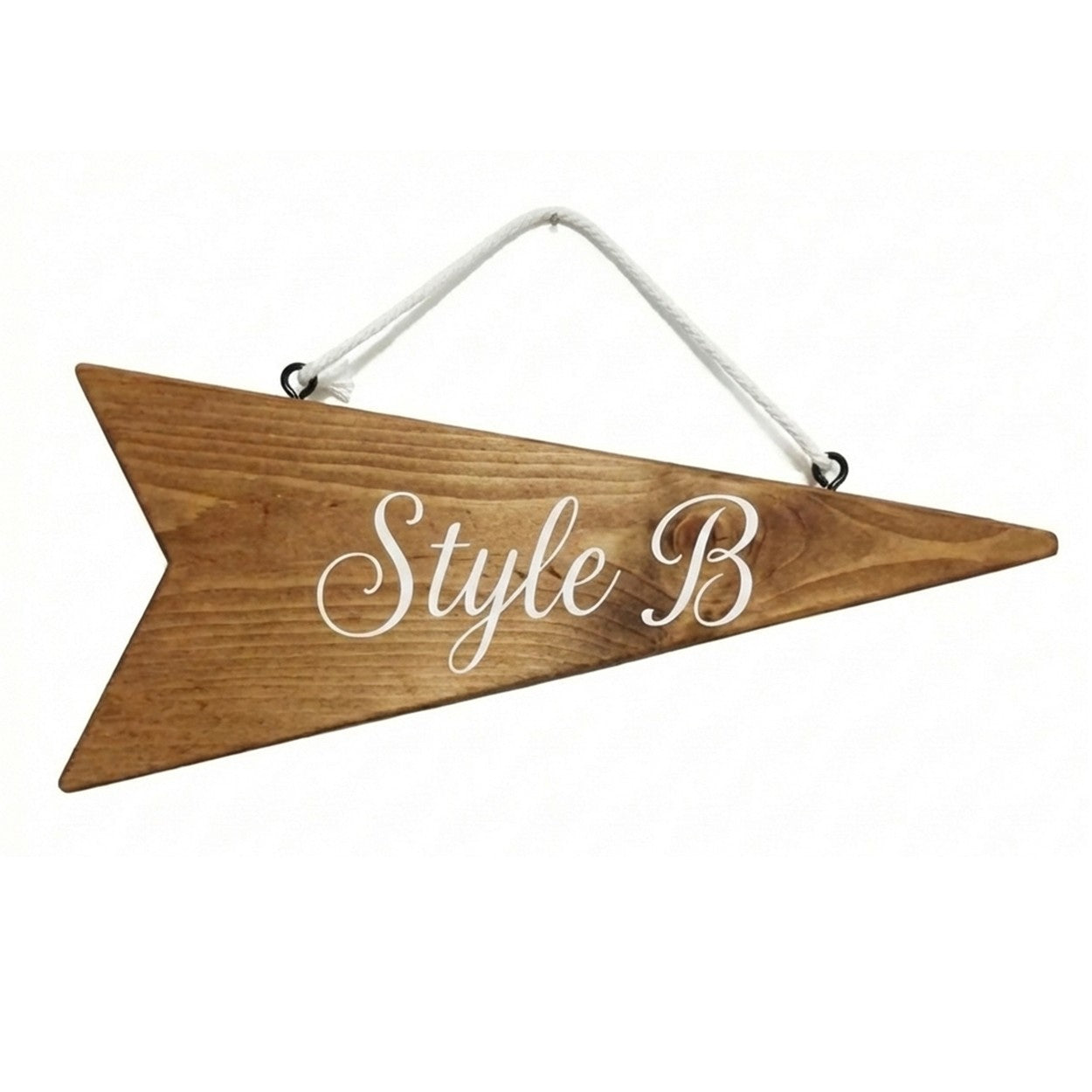 Signature Directional Arrows: Rustic White Wash
