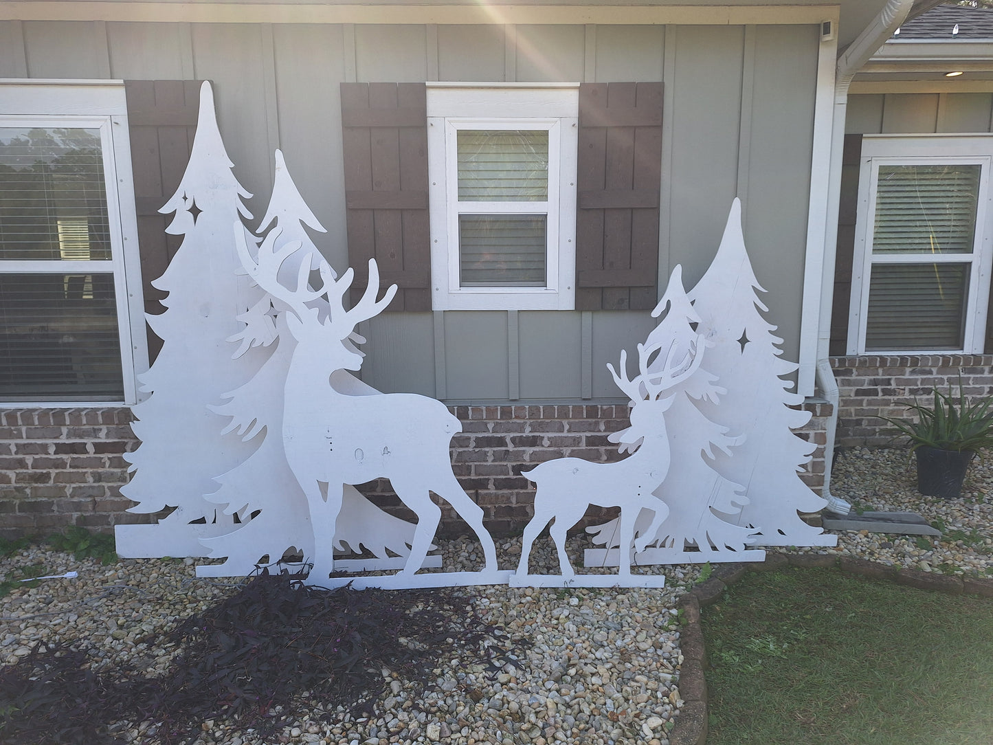 Enchanted Woodland Christmas Display