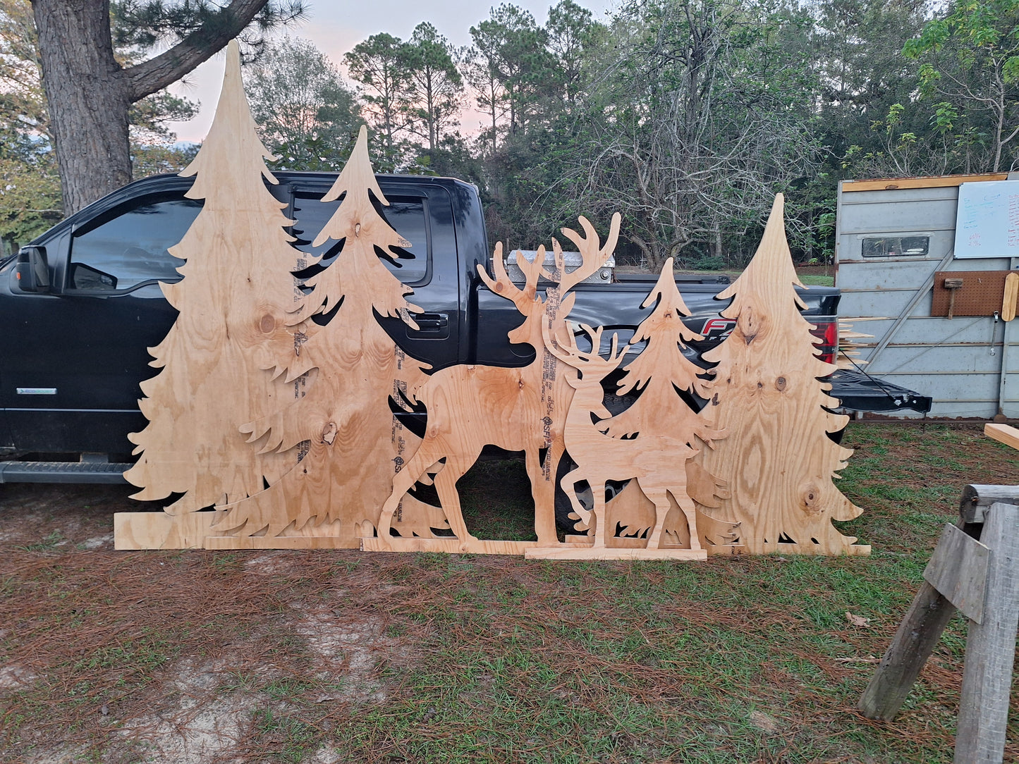 Enchanted Woodland Christmas Display