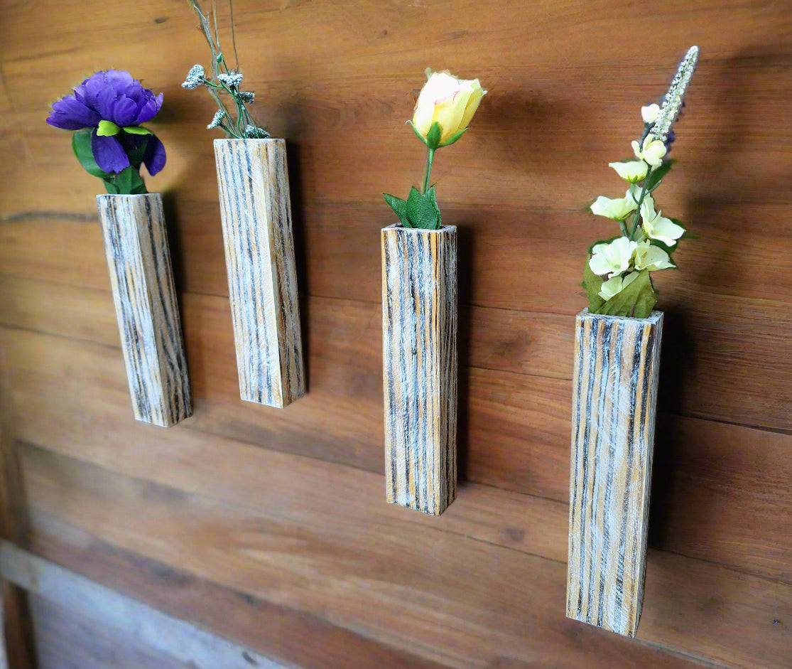 Coastal Vertical Planters (Set of 4)