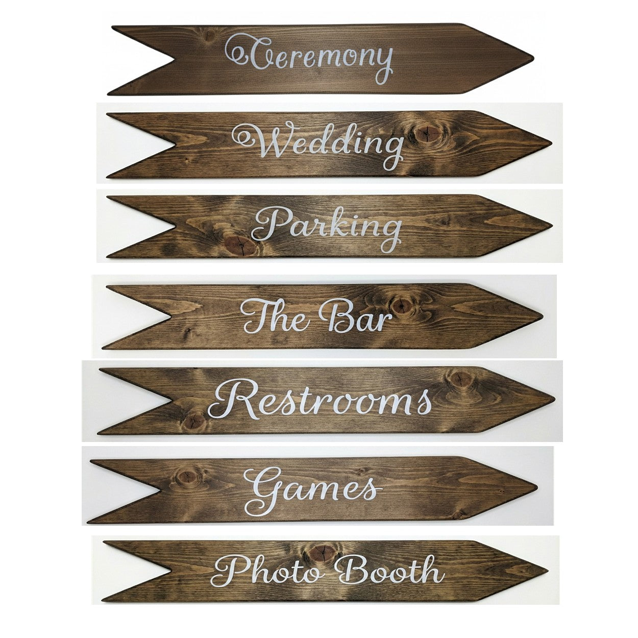 Directional Arrows: Dark Walnut