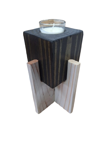 Artisan Cross-Base Votive Holder