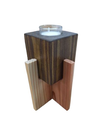 Artisan Cross-Base Votive Holder