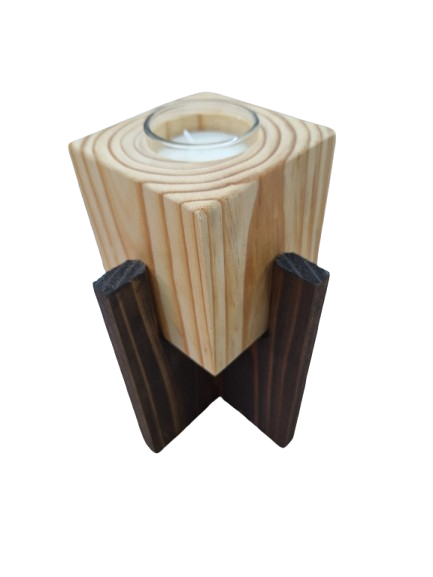 Artisan Cross-Base Votive Holder