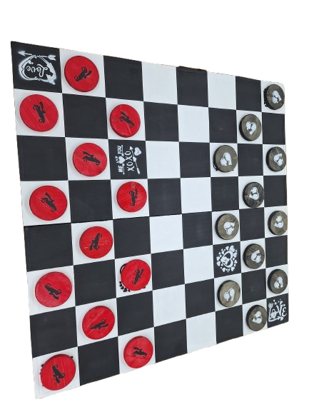 Jumping for Joy - "Oversized Checkers"